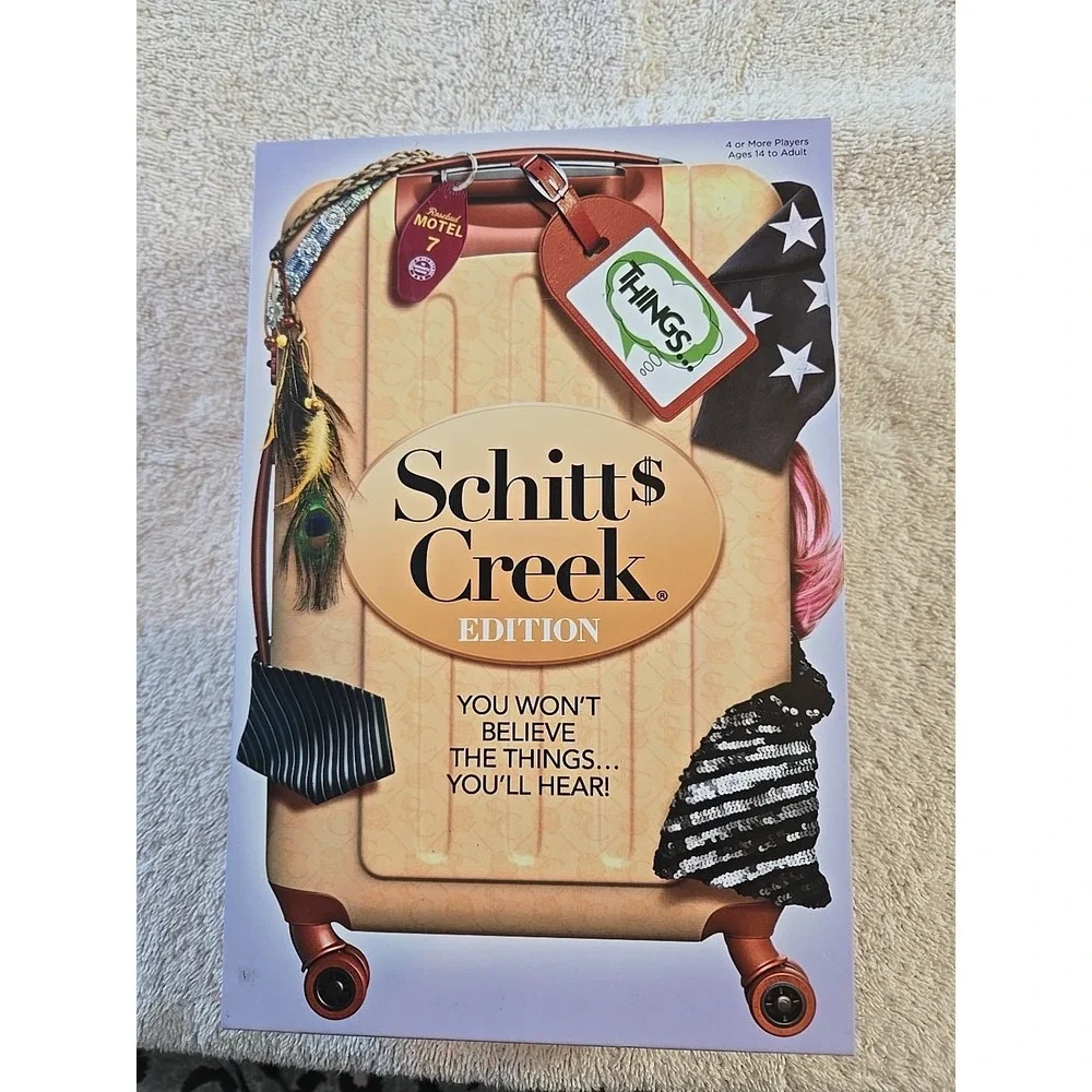 Schitt's Creek Card Game THINGS Funny Party‎ Game Meets Hilarious TV Show NEW
